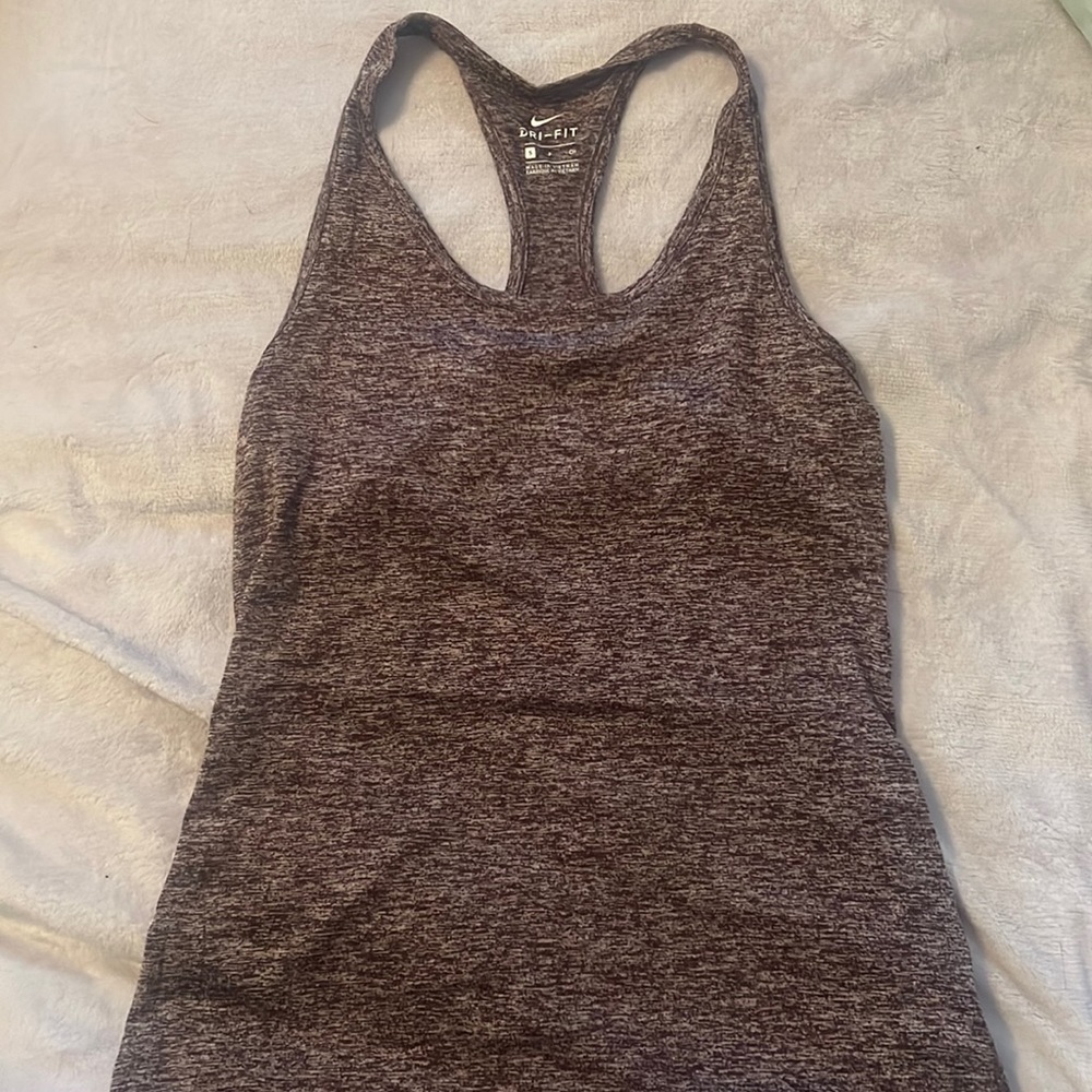Bike purple racer back tank